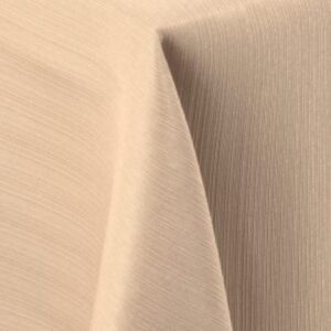Banquet Tablecloth - Bali - Ivory - 6'