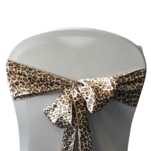 Chair Tie - Leopard Print
