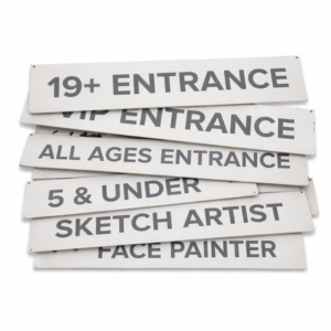 Various Event Signage and Wayfinding