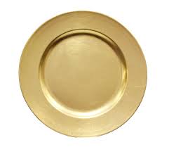 Acrylic Charger Plate - Gold
