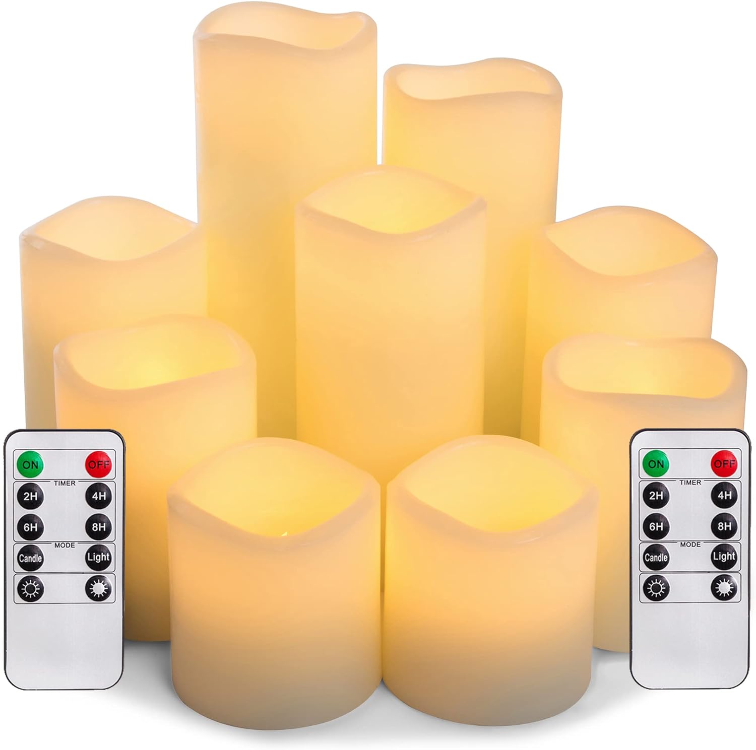 LED Pillar Candle – Warm White