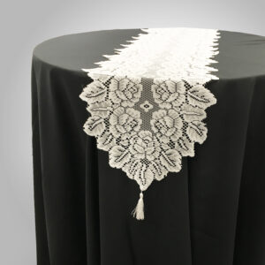 Runner - Chantilly Lace - White